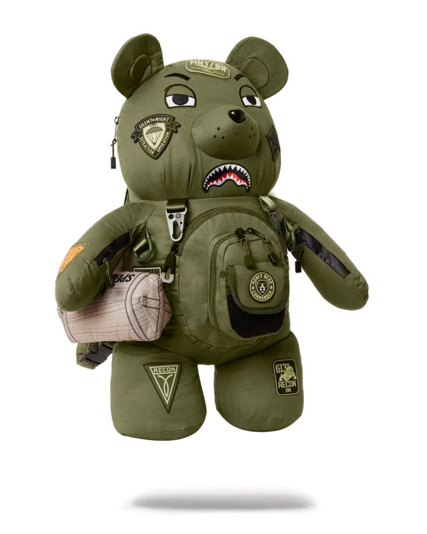 SPECIAL OPS FULL THROTTLE MONEYBEAR TEDDYBEAR BACKPACK
