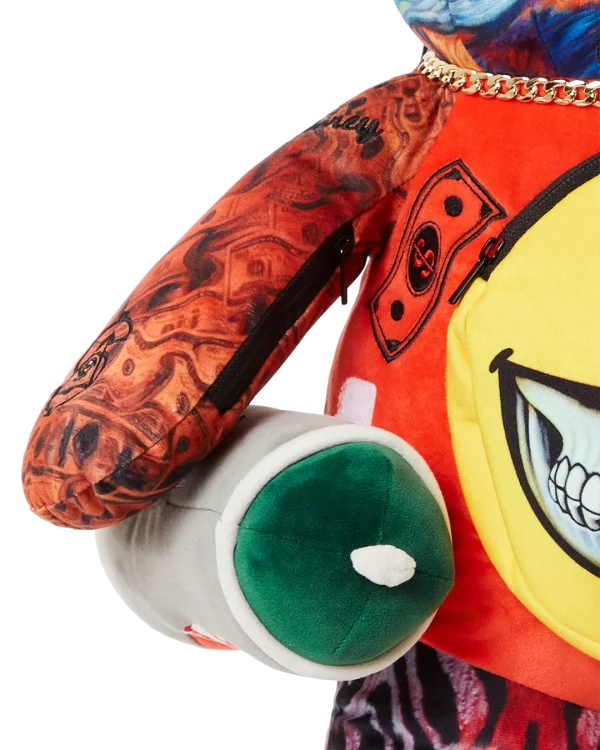 VILLAIN MONEY BEAR TEDDYBEAR RON ENGLISH EDITION BACKPACK