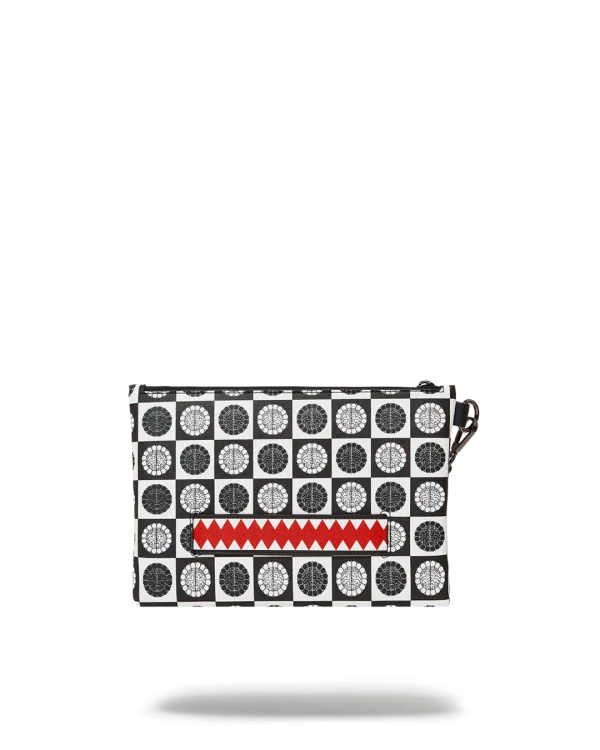 POODLE CHECK RON ENGLISH COLLAB POUCHETTE