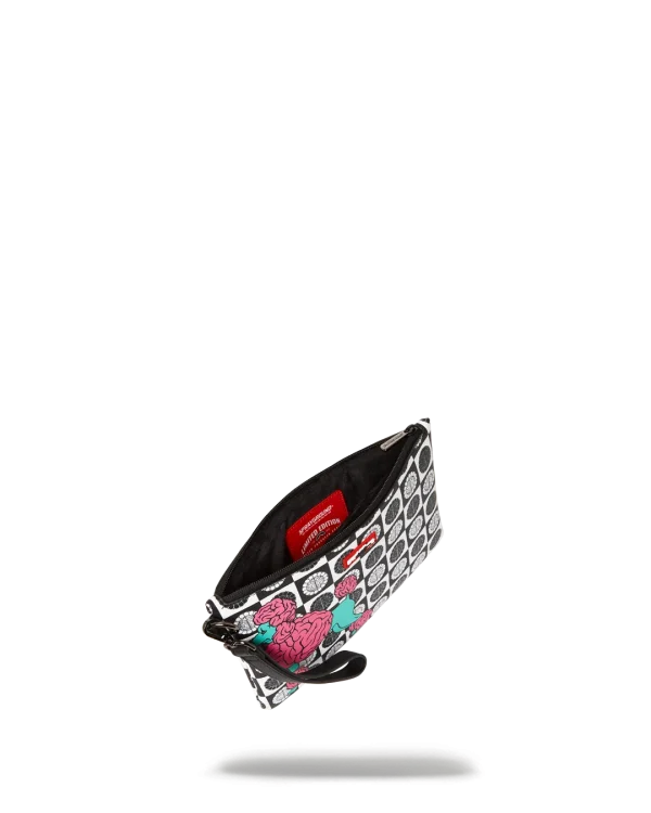 POODLE CHECK RON ENGLISH COLLAB POUCHETTE