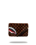 FURRR SHARKS IN PARIS CROSSOVER CLUTCH