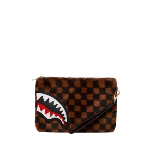 FURRR SHARKS IN PARIS CROSSOVER CLUTCH