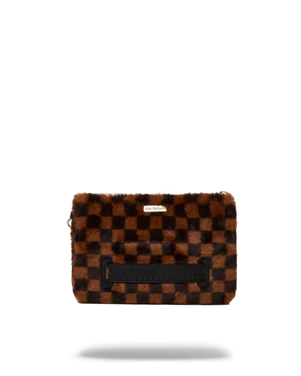 FURRR SHARKS IN PARIS CROSSOVER CLUTCH