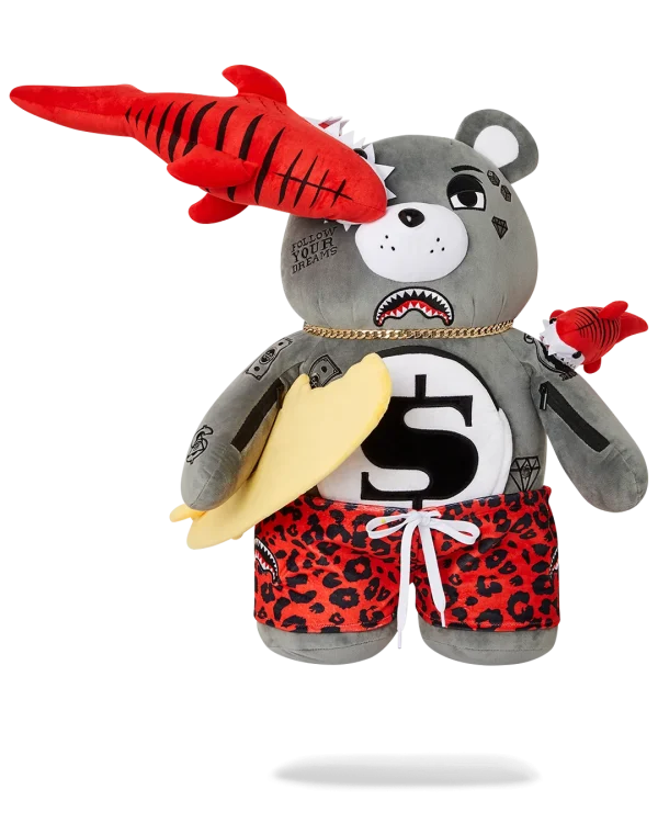 SHARK FRIENDS MONEYBEAR TEDDYBEAR BACKPACK