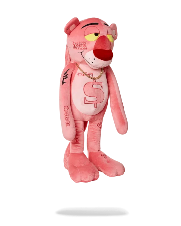 PINK PANTHER UP TO NO GOOD TEDDY BEAR BACKPACK