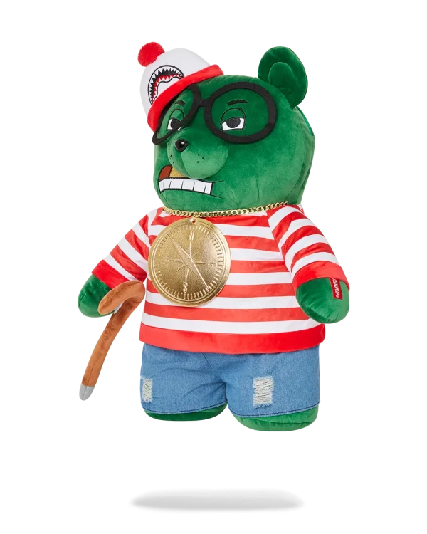 WHERES WALDO MONEYBEAR TEDDYBEAR BACKPACK