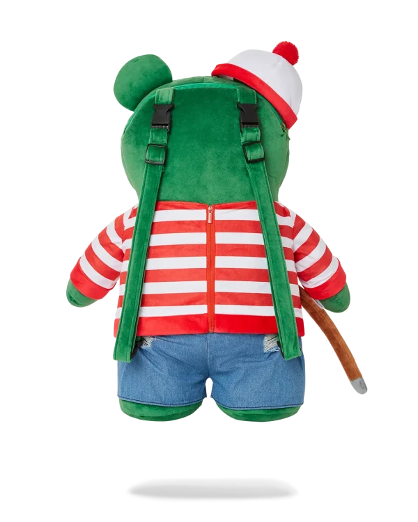 WHERES WALDO MONEYBEAR TEDDYBEAR BACKPACK