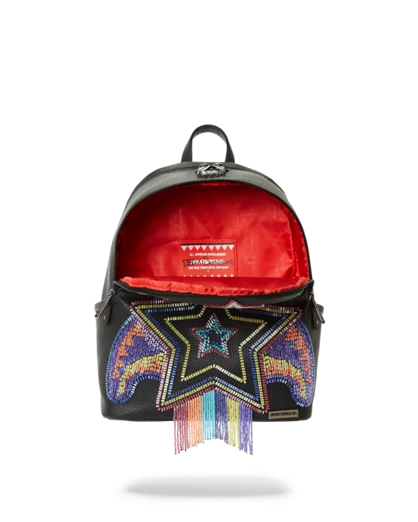 STAR RACER A.I.7 SANDFLOWER COLLAB BEADED SAVAGE BACKPACK
