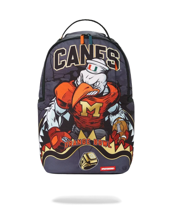 CANES MUSCLE UNIVERSITY OF MIAMI BACKPACK (WITH WARREN SAPP)