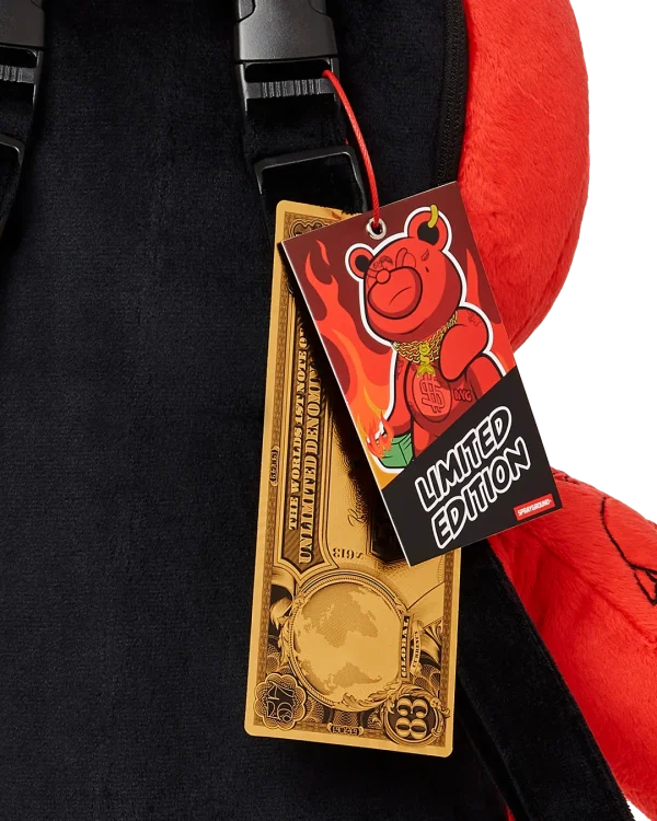 DIABLO PLUSH TEDDYBEAR BACKPACK