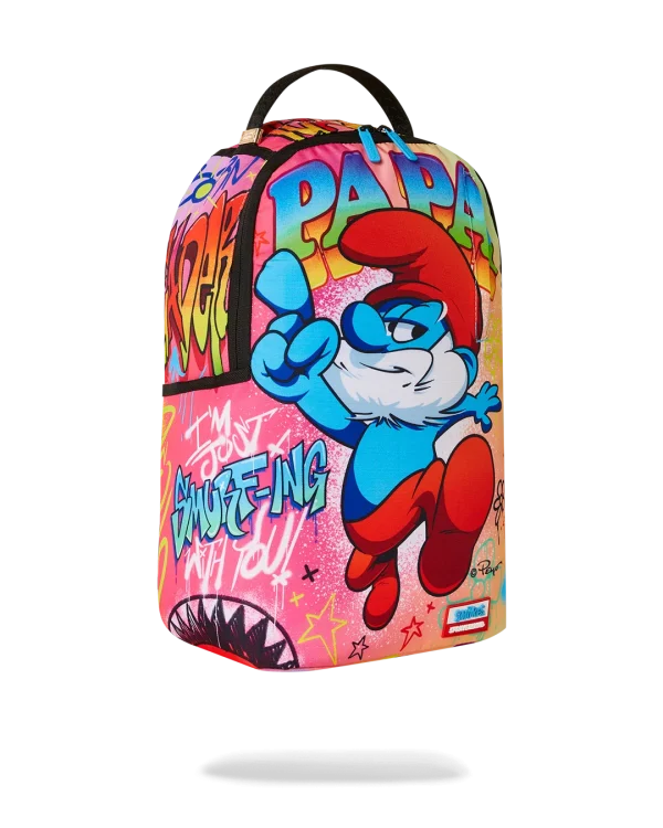 PAPA SMURF ON THE RUN BACKPACK