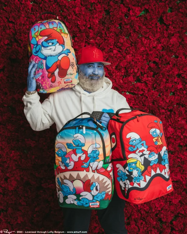 PAPA SMURF ON THE RUN BACKPACK