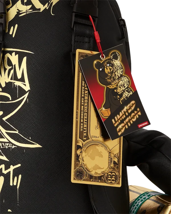 HALF GRAFF GLIDE MONEYBEAR TEDDYBEAR BACKPACK
