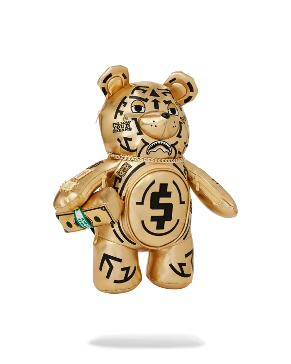 A.I.8 AFRICAN INTELLIGENCE PATH TO THE FUTURE II MEDIUM MONEYBEAR TEDDYBEAR BACKPACK