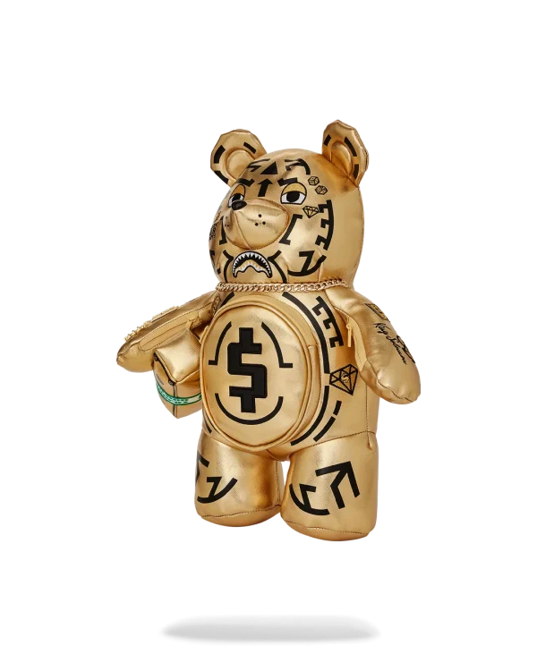 A.I.8 AFRICAN INTELLIGENCE PATH TO THE FUTURE II MEDIUM MONEYBEAR TEDDYBEAR BACKPACK