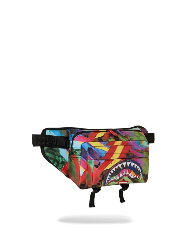 SHARKS IN PARIS CITY STREAKS CARGO CROSSBODY