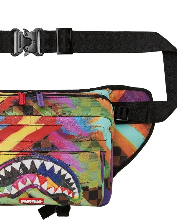 SHARKS IN PARIS CITY STREAKS CARGO CROSSBODY