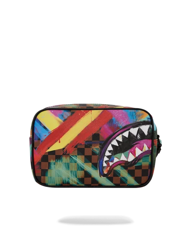 SHARKS IN PARIS CITY STREAKS TOILETRY BAG
