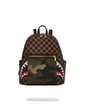 EXTERIOR GOLD ZIP POCKET SHARKS IN PARIS SAVAGE BACKPACK