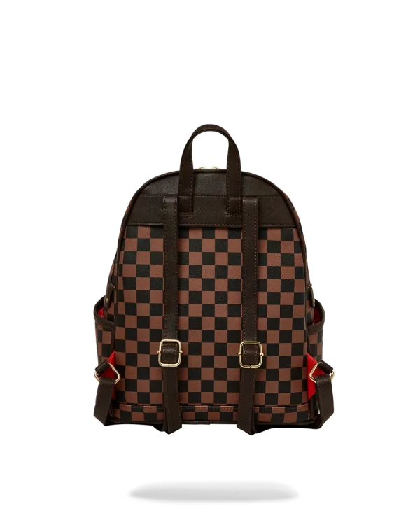 EXTERIOR GOLD ZIP POCKET SHARKS IN PARIS SAVAGE BACKPACK