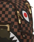 EXTERIOR GOLD ZIP POCKET SHARKS IN PARIS SAVAGE BACKPACK