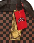 EXTERIOR GOLD ZIP POCKET SHARKS IN PARIS SAVAGE BACKPACK
