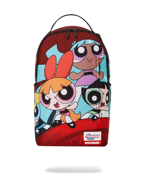 POWERPUFF GIRLS NEVER BACK DOWN BACKPACK