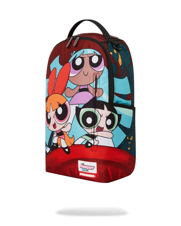 POWERPUFF GIRLS NEVER BACK DOWN BACKPACK