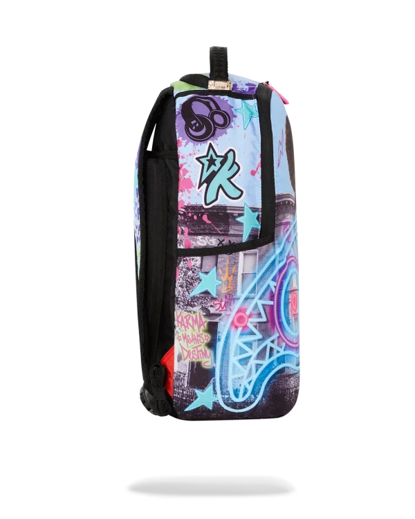 KARMA'S WORLD TURN UP THE VOLUME BACKPACK
