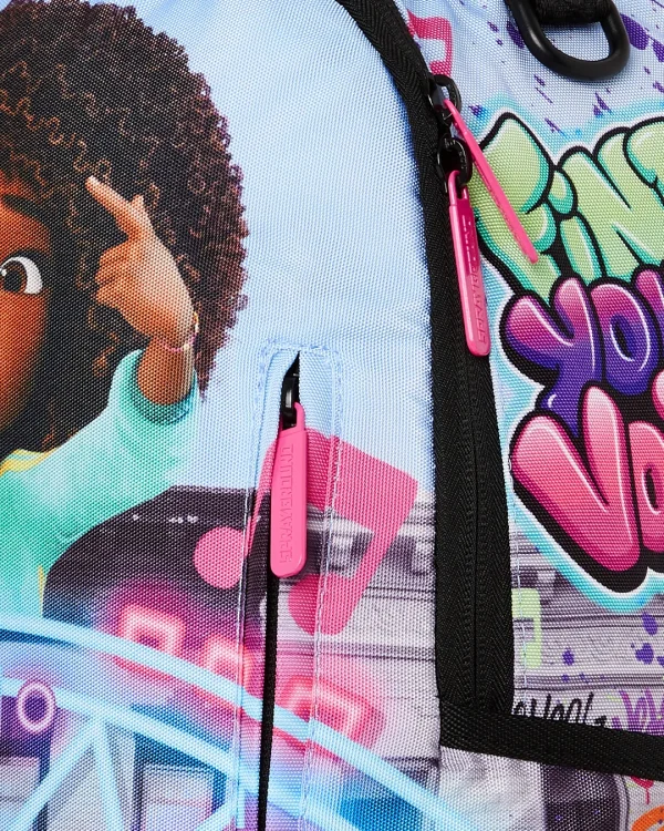 KARMA'S WORLD TURN UP THE VOLUME BACKPACK