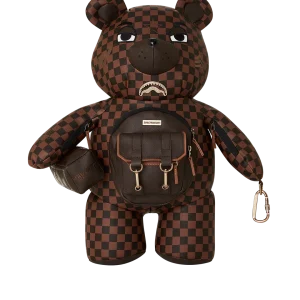 CHECKMATE ROYALE MONEYBEAR TEDDYBEAR BACKPACK