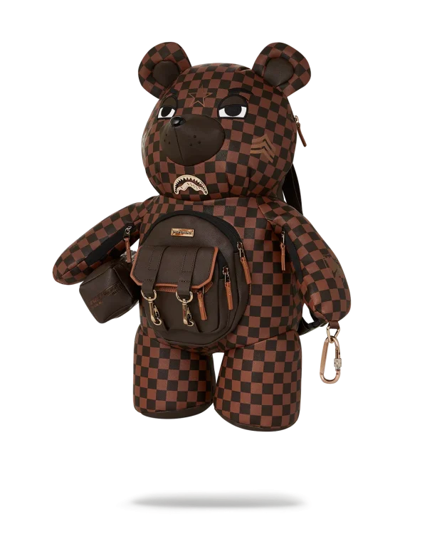 CHECKMATE ROYALE MONEYBEAR TEDDYBEAR BACKPACK
