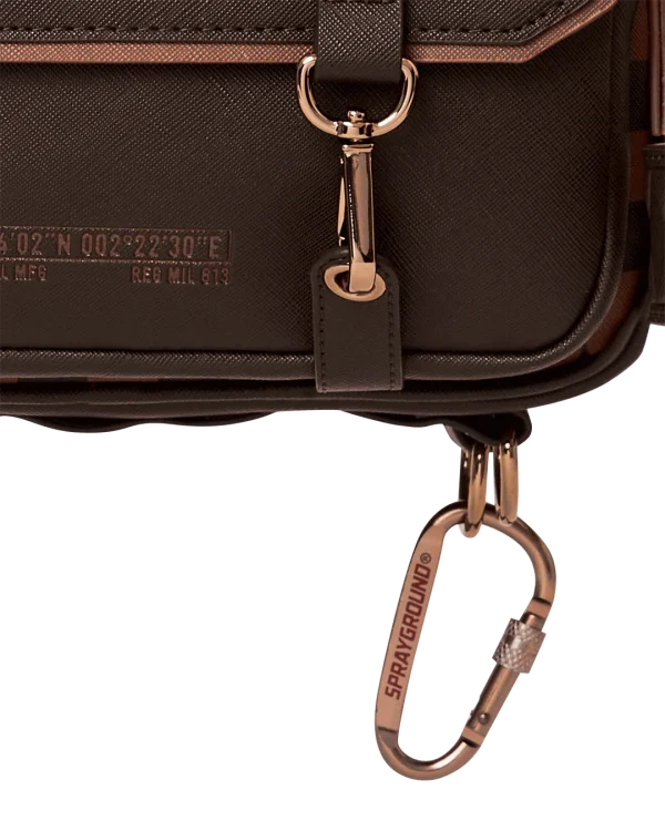 CHECKMATE ROYALE MESSENGER BRICK BAG
