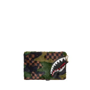 BIG SKY FUR SHARK CROSSOVER CLUTCH