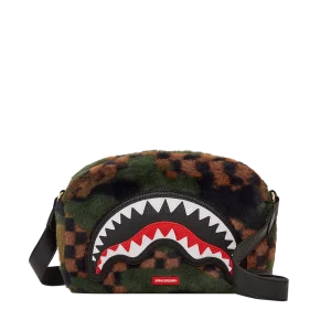 BIG SKY FUR SHARK MESSENGER BRICK BAG