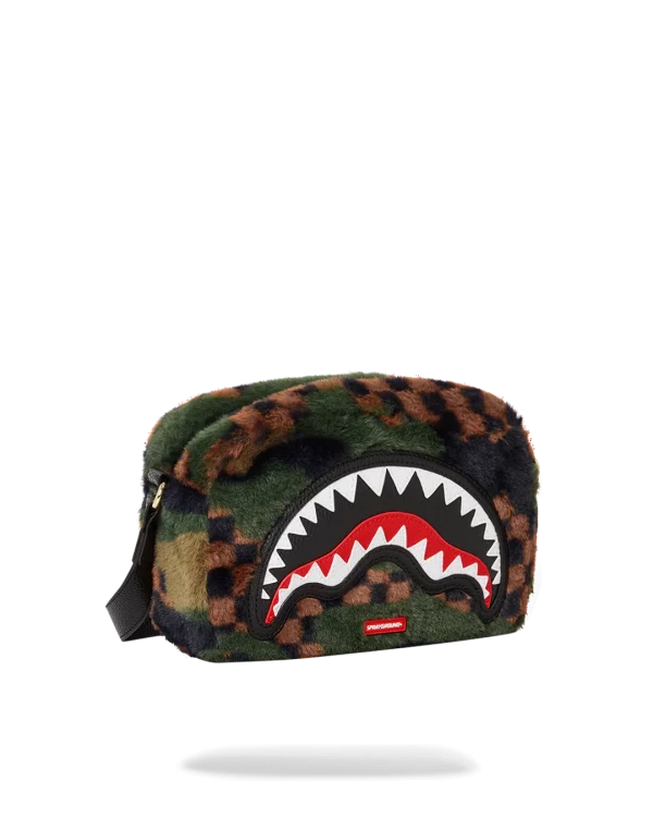 BIG SKY FUR SHARK MESSENGER BRICK BAG