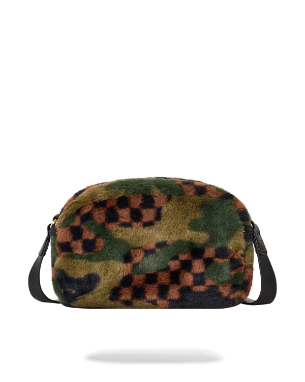 BIG SKY FUR SHARK MESSENGER BRICK BAG