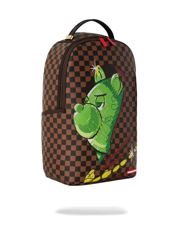 MONEY BEAR DEEP IN THOUGHT BACKPACK