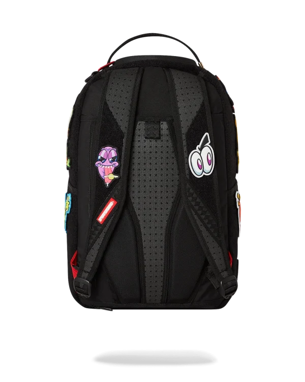 TRANCE PARTY PATCHES BACKPACK (23 VELCRO REMOVABLE PATCHES)
