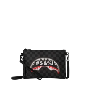 'WHAT THE BEEP' SHARK CROSSOVER CLUTCH