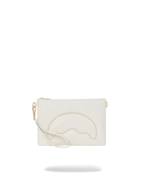 SECRET LIFE OF PEARLS CROSSOVER CLUTCH