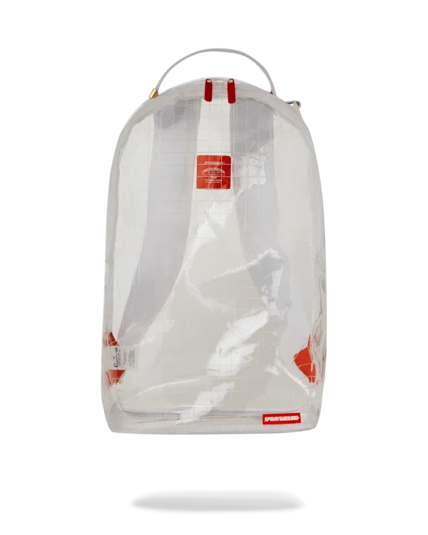 CLEAR VISION SHARKS IN PARIS - 100% ALL CLEAR DLX BACKPACK
