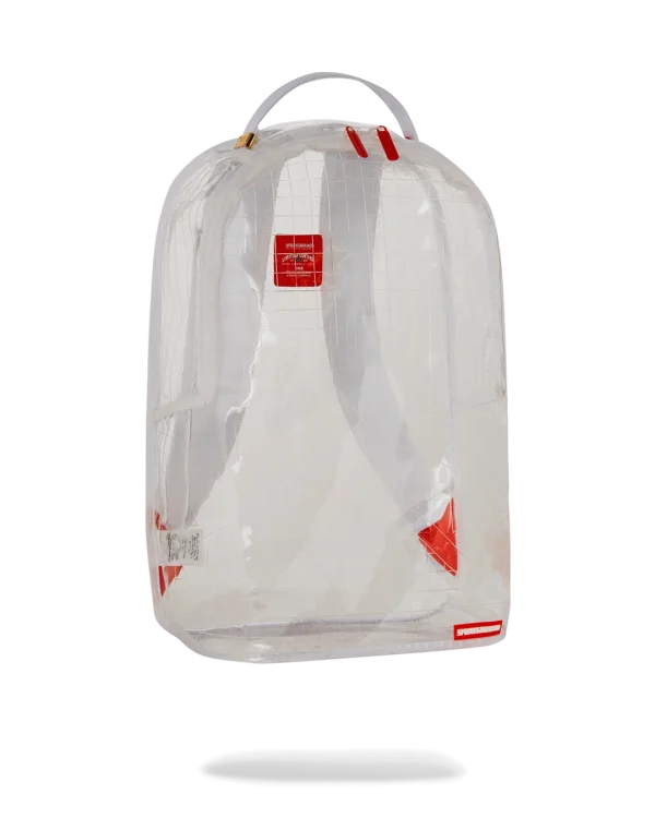 CLEAR VISION SHARKS IN PARIS - 100% ALL CLEAR DLX BACKPACK