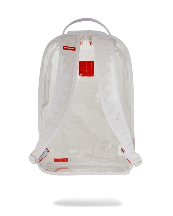 CLEAR VISION SHARKS IN PARIS - 100% ALL CLEAR DLX BACKPACK