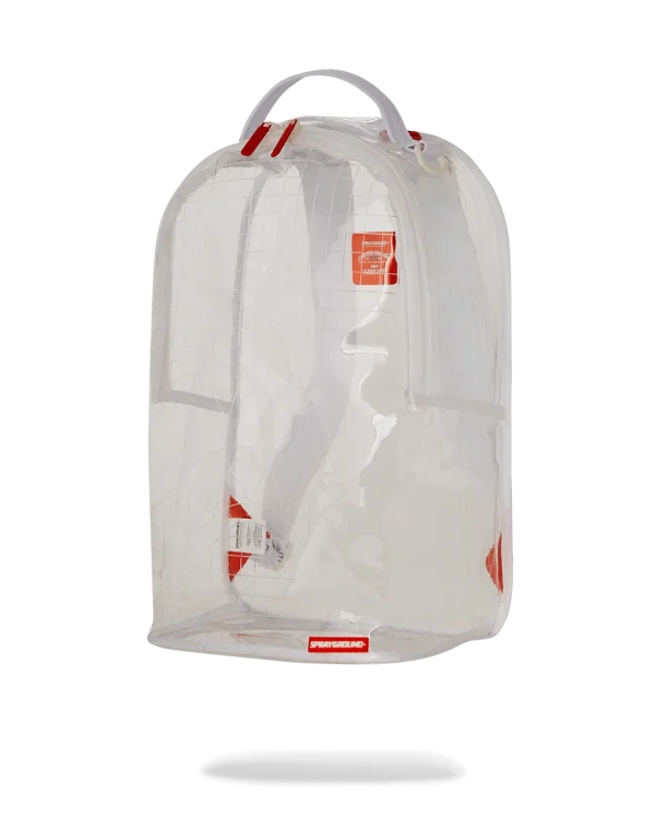 CLEAR VISION SHARKS IN PARIS - 100% ALL CLEAR DLX BACKPACK