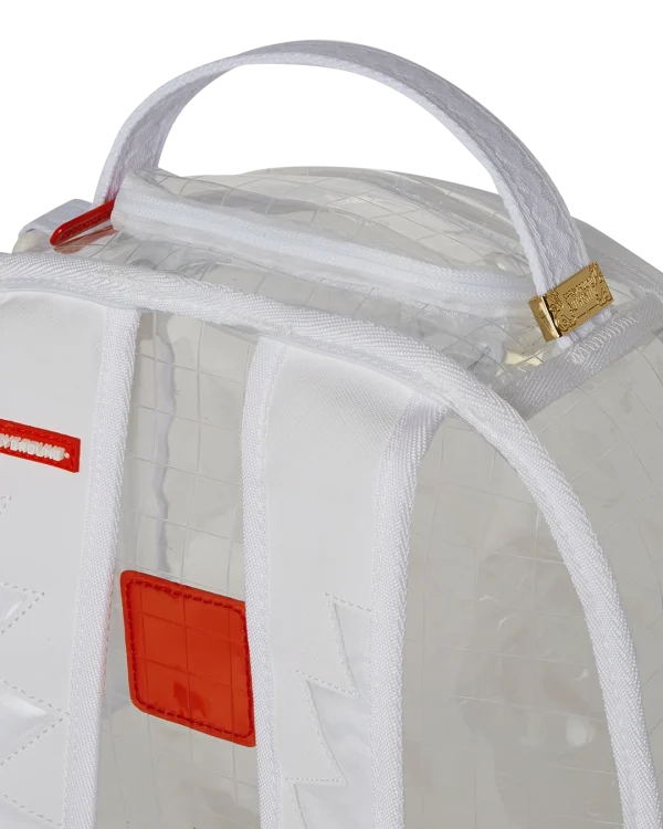 CLEAR VISION SHARKS IN PARIS - 100% ALL CLEAR DLX BACKPACK