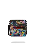 SLICED AND DICED CAMO MESSENGER SLING BAG