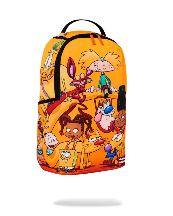 90s NICK CAT DOG SHARK MOUTH DLXSR BACKPACK