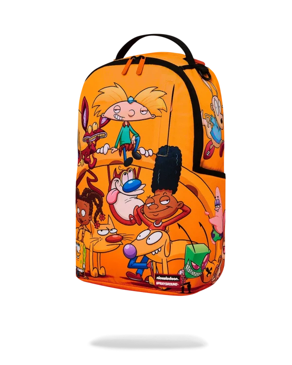 90s NICK CAT DOG SHARK MOUTH DLXSR BACKPACK