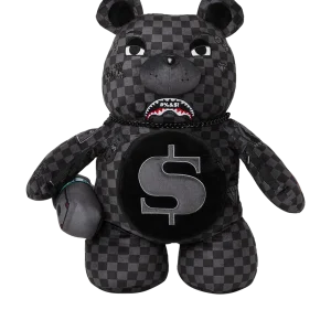'WHAT THE BEEP' SHARK MONEYBEAR TEDDYBEAR BACKPACK